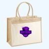 Cotton Pocket Jute Shopper Thumbnail