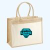 Cotton Pocket Jute Shopper Thumbnail