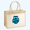 Cotton Pocket Jute Shopper Thumbnail