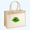 Cotton Pocket Jute Shopper Thumbnail