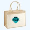 Cotton Pocket Jute Shopper Thumbnail