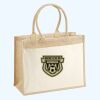Cotton Pocket Jute Shopper Thumbnail