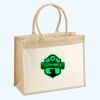 Cotton Pocket Jute Shopper Thumbnail