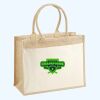 Cotton Pocket Jute Shopper Thumbnail