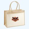 Cotton Pocket Jute Shopper Thumbnail