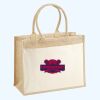 Cotton Pocket Jute Shopper Thumbnail