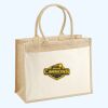 Cotton Pocket Jute Shopper Thumbnail