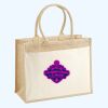 Cotton Pocket Jute Shopper Thumbnail