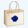 Cotton Pocket Jute Shopper Thumbnail