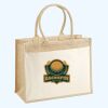 Cotton Pocket Jute Shopper Thumbnail