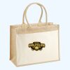Cotton Pocket Jute Shopper Thumbnail