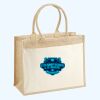 Cotton Pocket Jute Shopper Thumbnail
