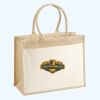 Cotton Pocket Jute Shopper Thumbnail
