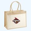 Cotton Pocket Jute Shopper Thumbnail