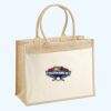 Cotton Pocket Jute Shopper Thumbnail