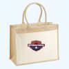 Cotton Pocket Jute Shopper Thumbnail