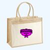 Cotton Pocket Jute Shopper Thumbnail