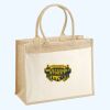 Cotton Pocket Jute Shopper Thumbnail