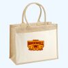Cotton Pocket Jute Shopper Thumbnail