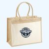 Cotton Pocket Jute Shopper Thumbnail
