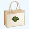 Cotton Pocket Jute Shopper Thumbnail
