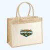 Cotton Pocket Jute Shopper Thumbnail