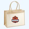 Cotton Pocket Jute Shopper Thumbnail