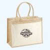 Cotton Pocket Jute Shopper Thumbnail