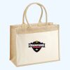 Cotton Pocket Jute Shopper Thumbnail