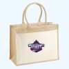 Cotton Pocket Jute Shopper Thumbnail