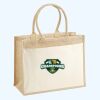 Cotton Pocket Jute Shopper Thumbnail