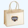Cotton Pocket Jute Shopper Thumbnail