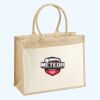 Cotton Pocket Jute Shopper Thumbnail