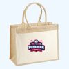 Cotton Pocket Jute Shopper Thumbnail