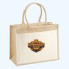 Cotton Pocket Jute Shopper Thumbnail