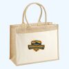 Cotton Pocket Jute Shopper Thumbnail