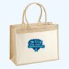 Cotton Pocket Jute Shopper Thumbnail