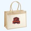 Cotton Pocket Jute Shopper Thumbnail