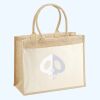Cotton Pocket Jute Shopper Thumbnail