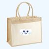 Cotton Pocket Jute Shopper Thumbnail