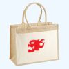 Cotton Pocket Jute Shopper Thumbnail