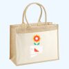 Cotton Pocket Jute Shopper Thumbnail