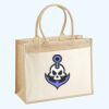 Cotton Pocket Jute Shopper Thumbnail