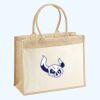Cotton Pocket Jute Shopper Thumbnail