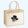Cotton Pocket Jute Shopper Thumbnail
