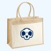 Cotton Pocket Jute Shopper Thumbnail