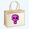 Cotton Pocket Jute Shopper Thumbnail