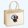 Cotton Pocket Jute Shopper Thumbnail