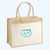 Cotton Pocket Jute Shopper Thumbnail