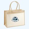 Cotton Pocket Jute Shopper Thumbnail